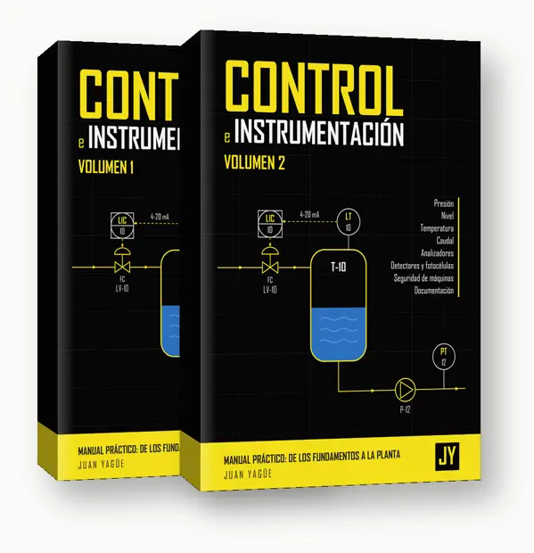 Control e Instrumentación, volúmenes 1 y 2, de Juan Yagüe
